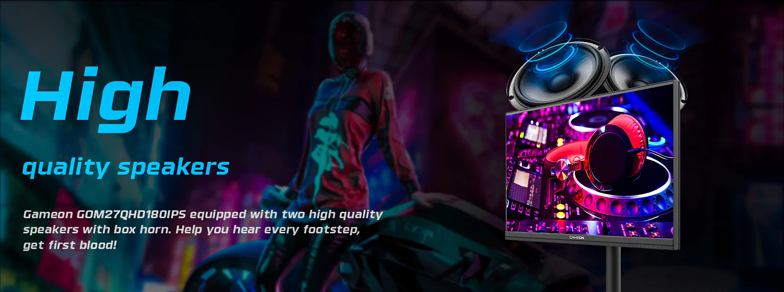 GAMEON GOM27QHD180IPS