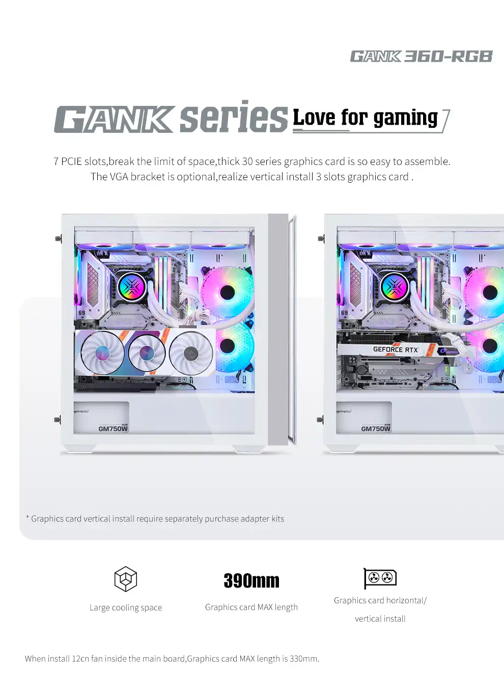 Segotep Gank 360 RGB - White