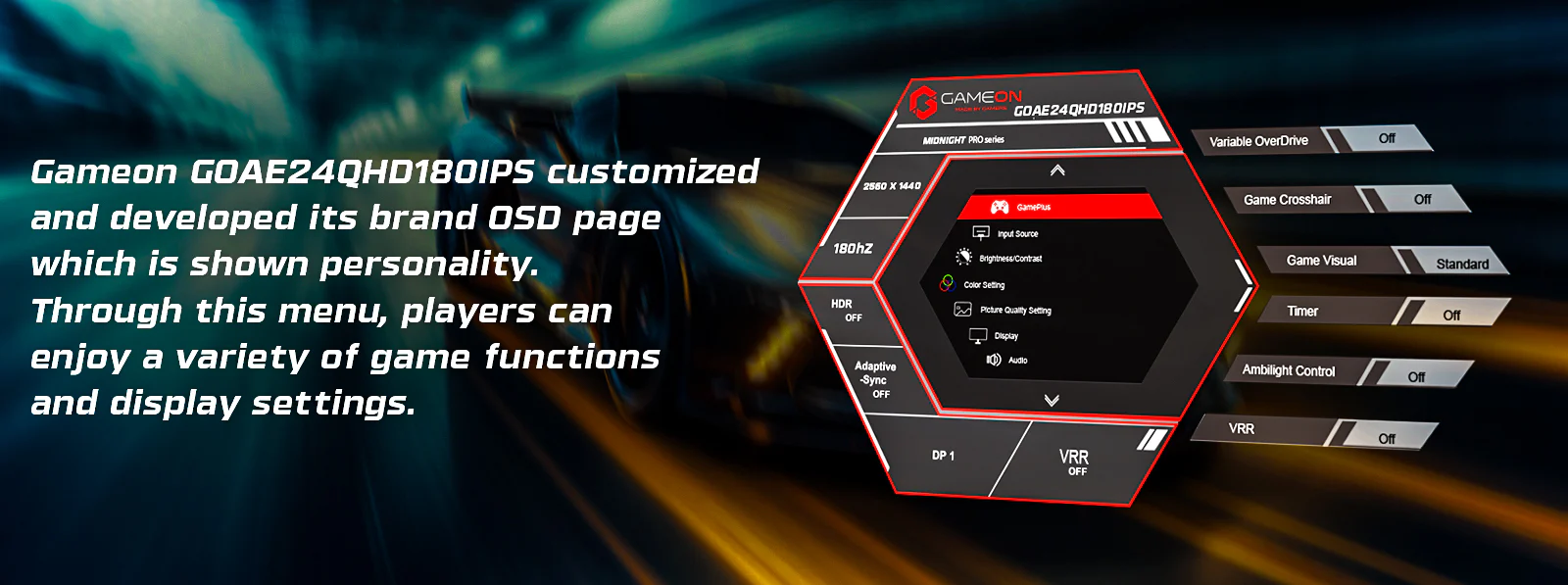 User-Friendly OSD Controls