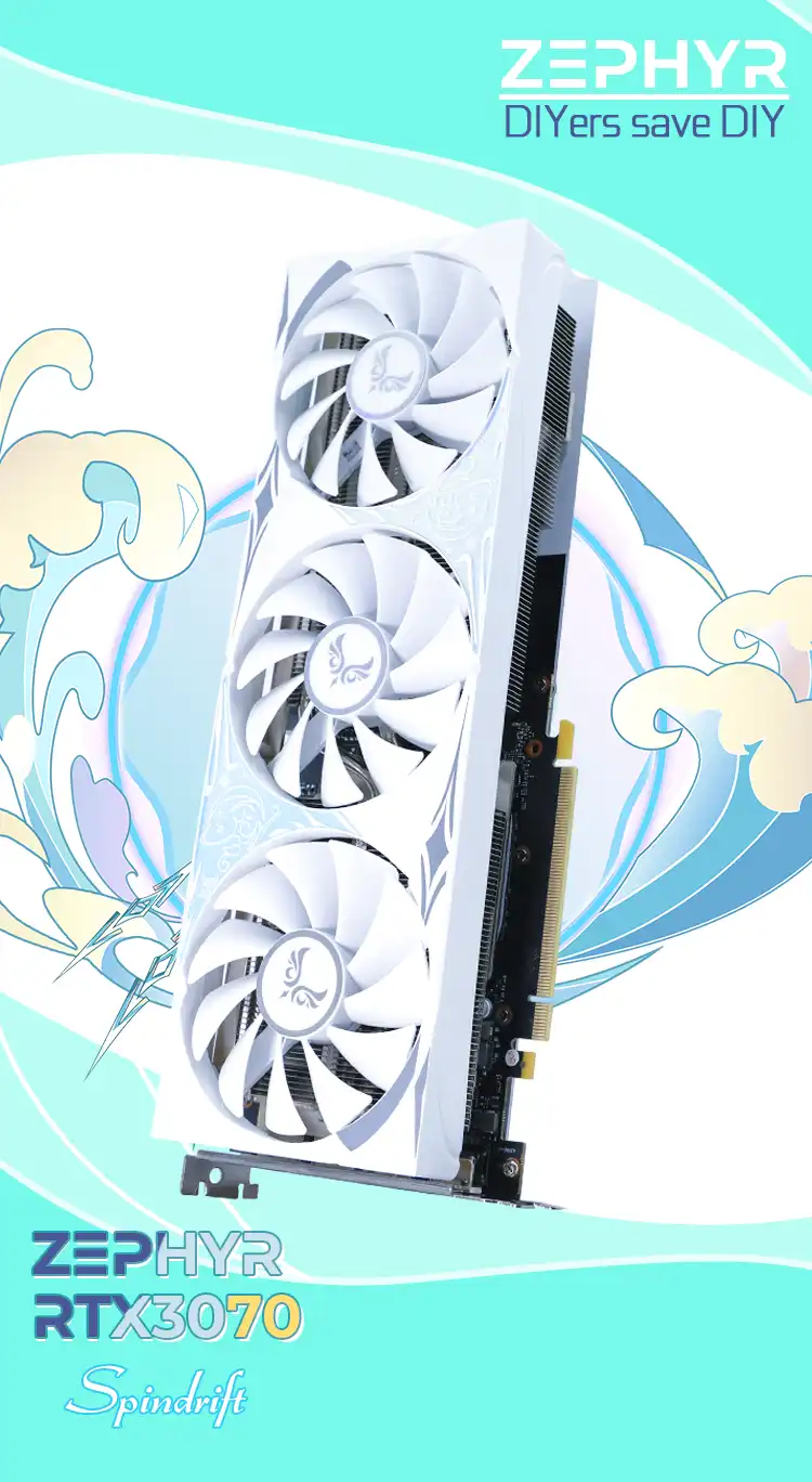 ZEPHYR RTX 3070 Spindrift 8Go -White