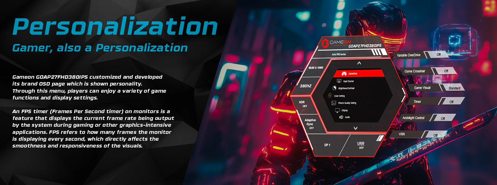 GAMEON GOAP27FHD380IPS