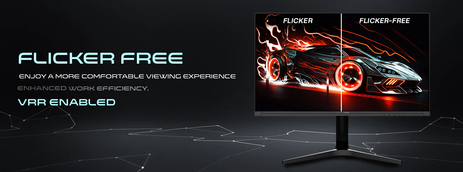 Frameless, Sleek Design