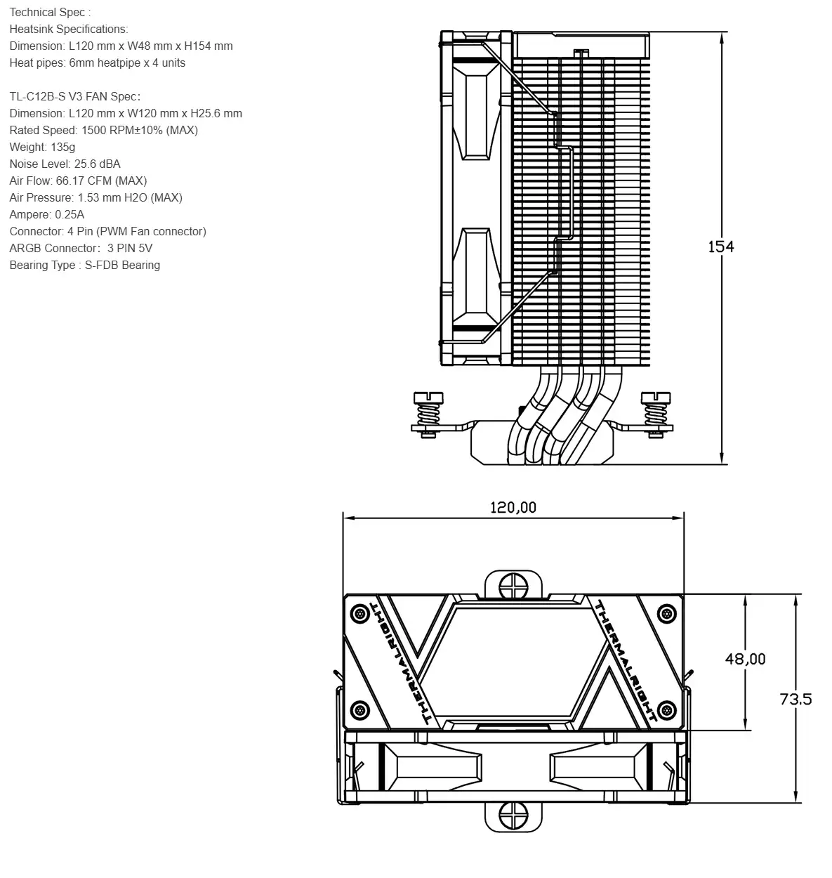 Assassin Spirit 120 Vision ARGB Black