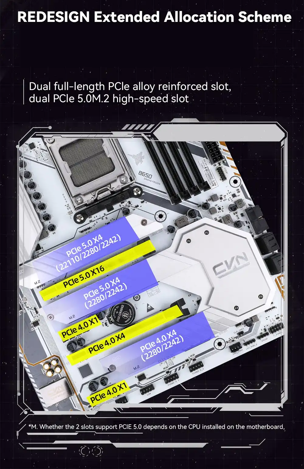 Colorful CVN B650M GAMING FROZEN V14