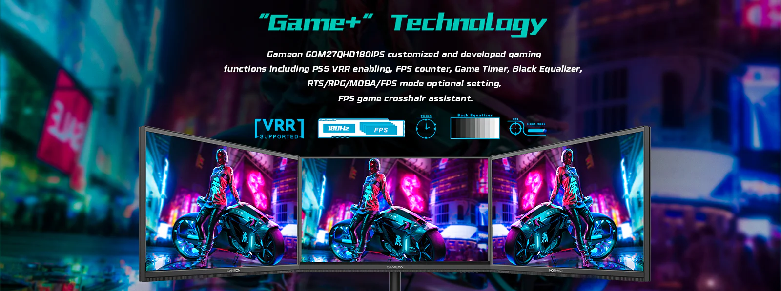 GAMEON GOM27QHD180IPS