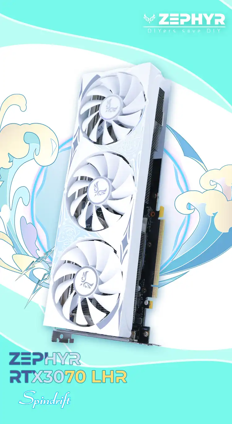 ZEPHYR RTX 3070 Spindrift 8Go -White