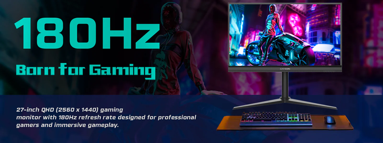 GAMEON GOM27QHD180IPS