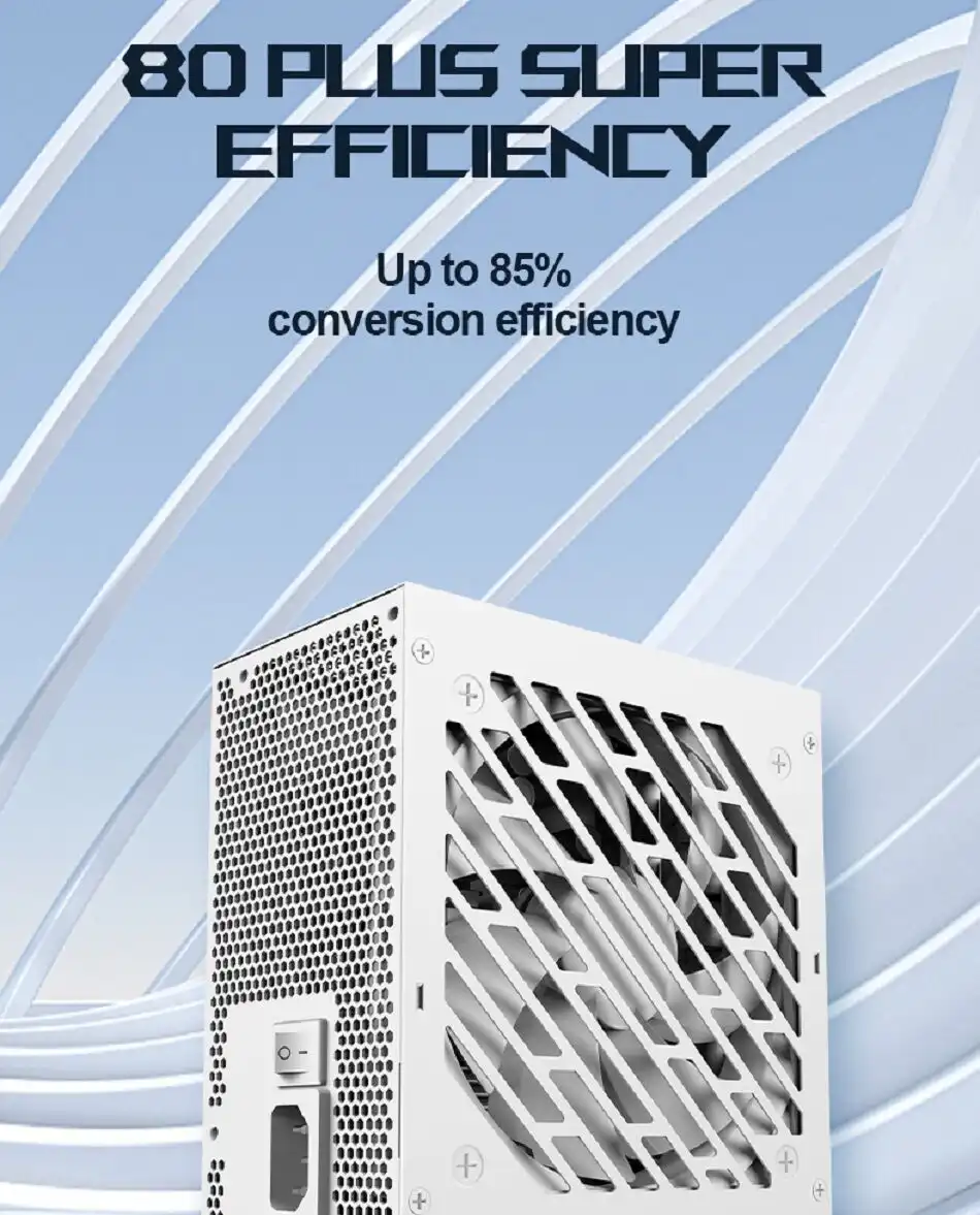 Ruix gaming GX750 Bronze 80+  750 Watt - White