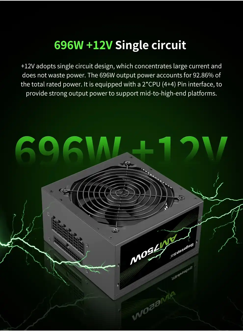 Segotep AM750W bronze 80+ full modular