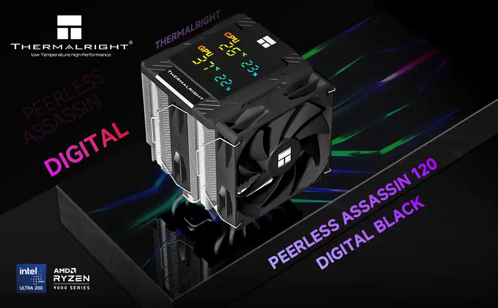 Peerless Assassin 120 Digital - Black