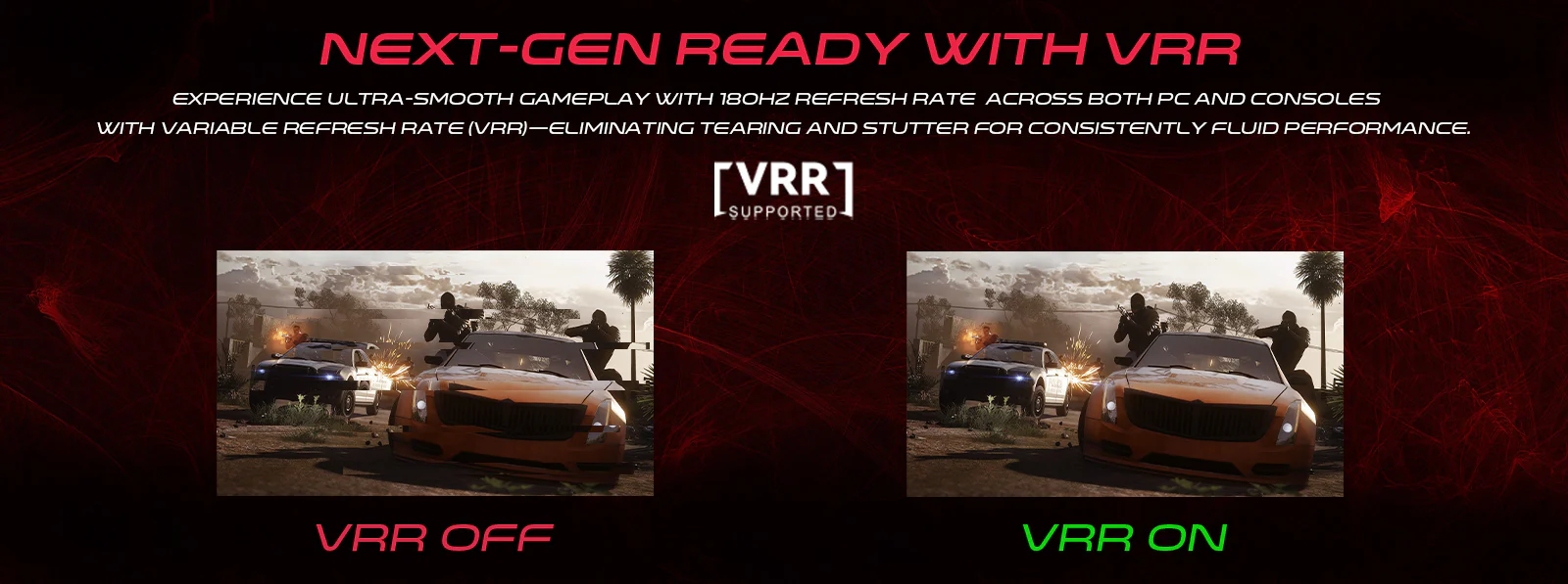 Refresh Rate with VRR Support