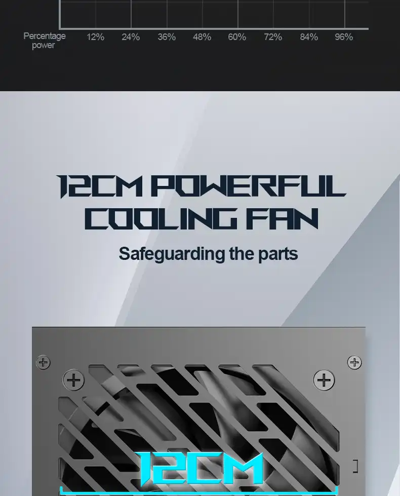 Ruix gaming GX550 Bronze 80+  550 Watt - Black