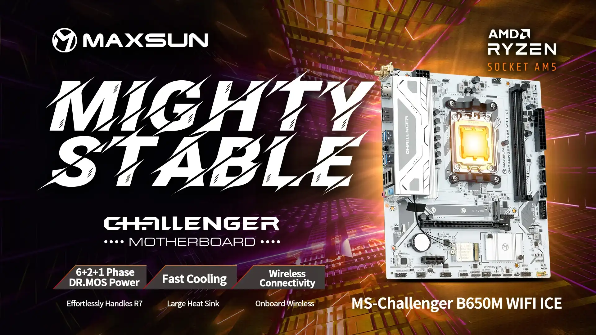 Maxsun MS-Challenger B650M WIFI ICE