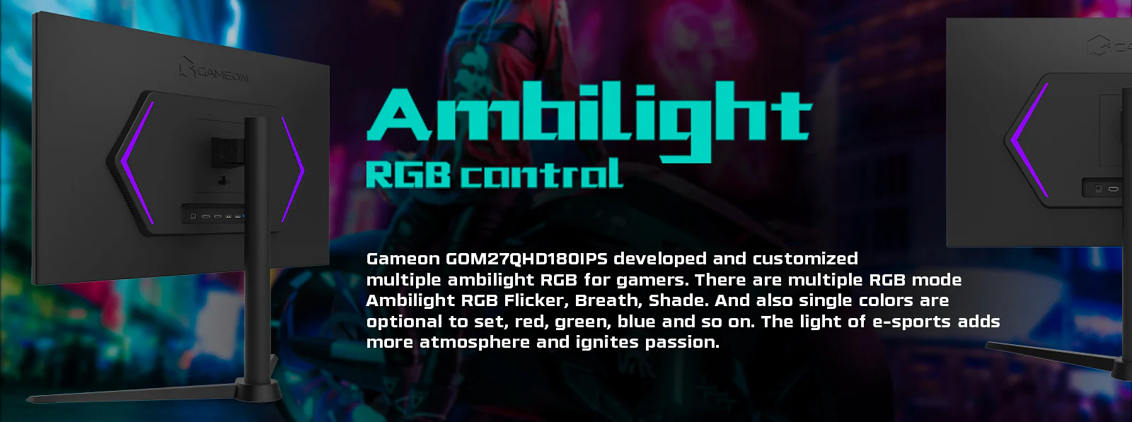 GAMEON GOM27QHD180IPS