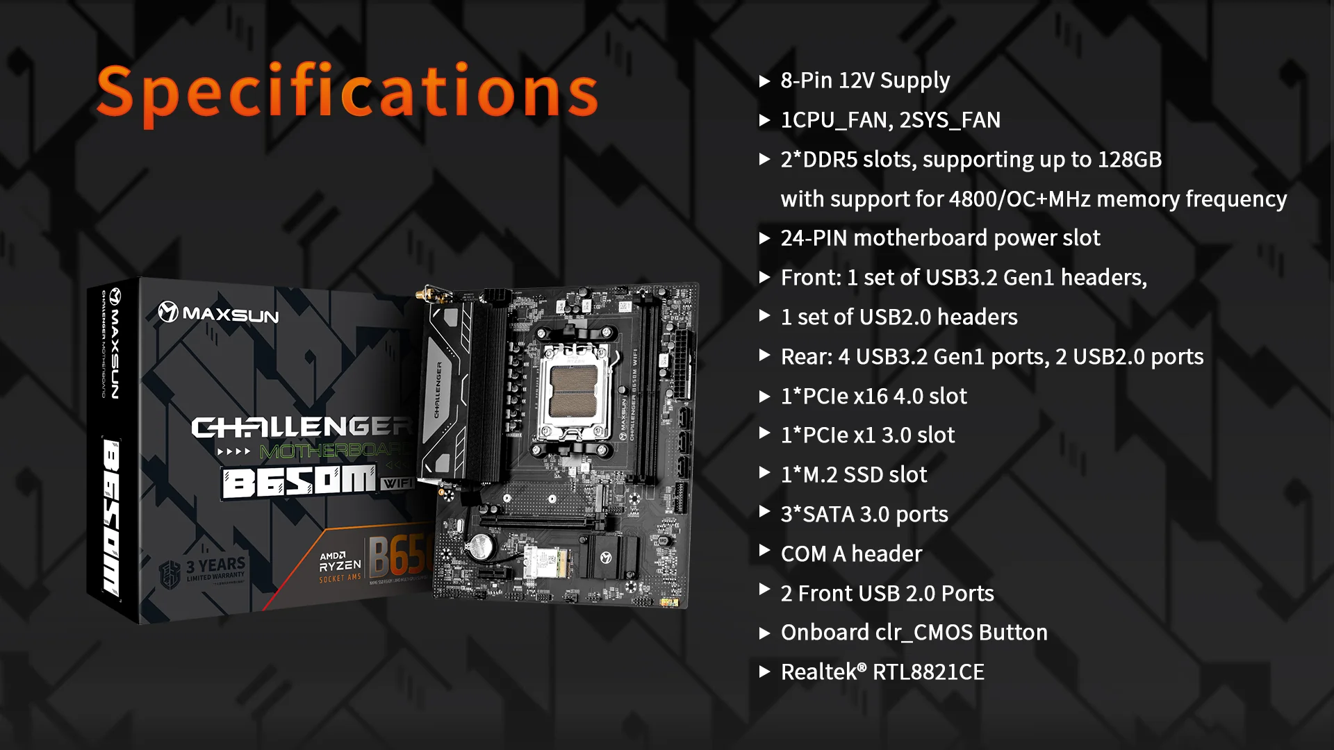 Maxsun MS-Challenger B650M WIFI