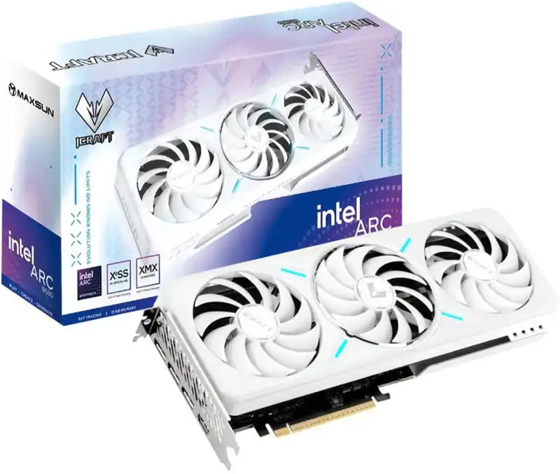 Maxsun MS-Intel ARC B580 iCraft 12G - White