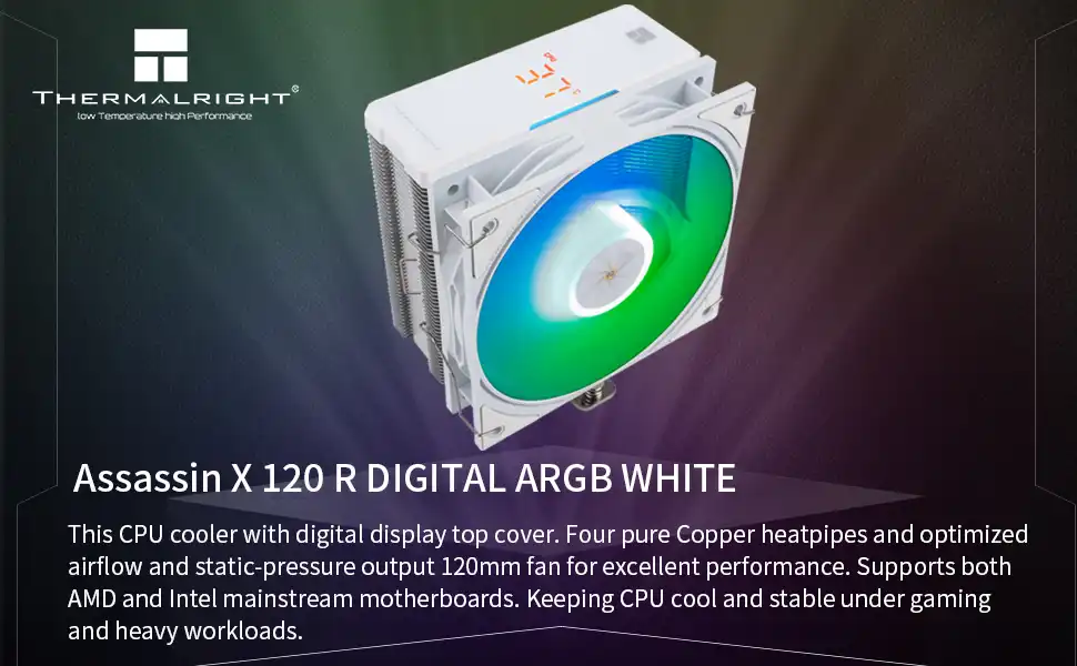 Assassin X 120 R Digital Argb - White